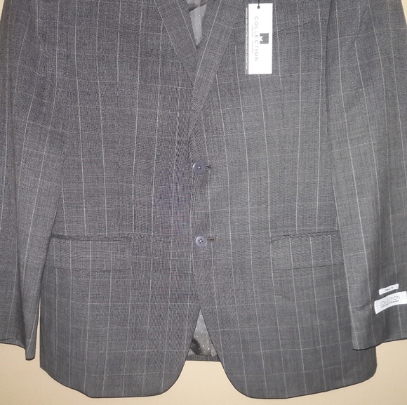 Collections By Micheal Strahan Sz 40R Suit Jacket - Picture 4 of 8